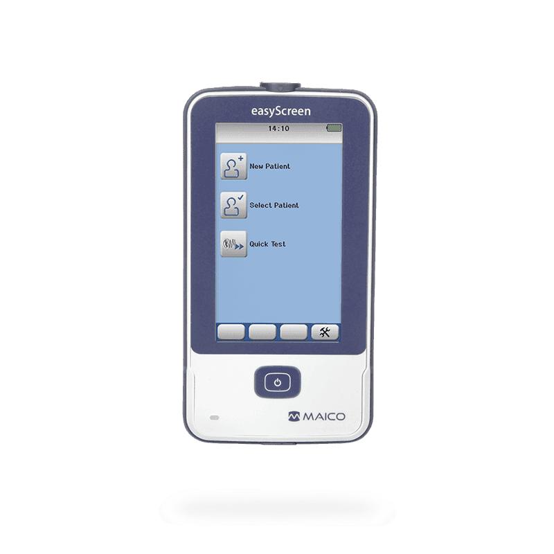 MAICO easyScreen floating in the air